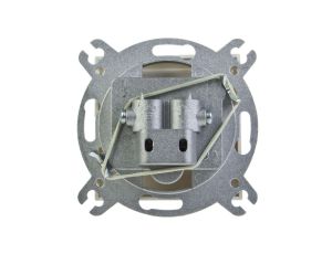 IMPRESJA Gniazdo antenowe RTV przelotowe 14dB ecru GPA-14YP/m/27