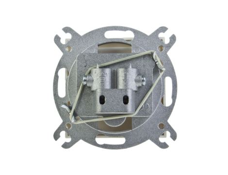 IMPRESJA Gniazdo antenowe RTV przelotowe 14dB ecru GPA-14YP/m/27