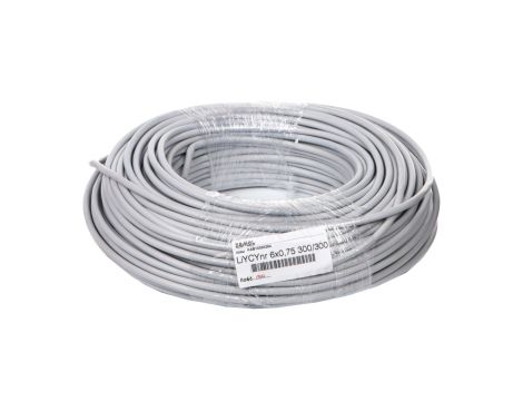 Przewód sterowniczy LIYCY 6x0,75 300/300V /100m/