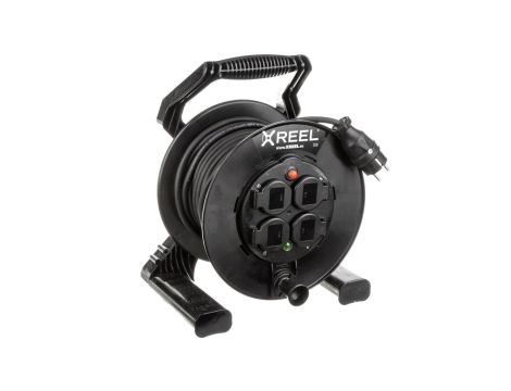 Przedłużacz bębnowy XREEL 25mb H05RR-F 3x1,5 IP44 4xGS 230V 92501H48143