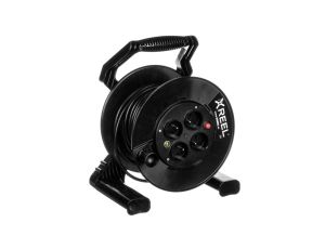 Przedłużacz bębnowy XREEL 25mb H03VV-F 3x1,5 IP20 4xGS 230V 92506T48143