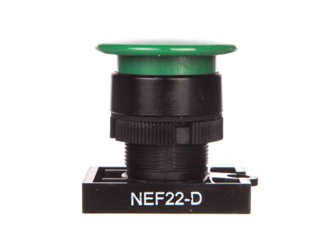 Napęd grzybkowy 22mm zielony NEF22-D W0-N-NEF22-D Z