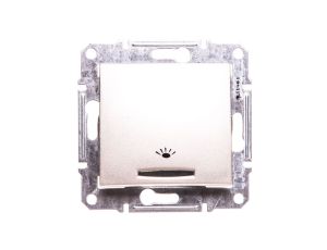 Sedna Przycisk światło element podstawowy satyna IP20 przycisk 1x SDN1800168