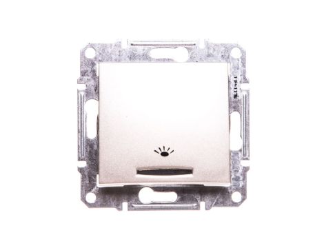 Sedna Przycisk światło element podstawowy satyna IP20 przycisk 1x SDN1800168