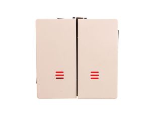 Simon 82 Klawisz podwójny łącznika świecznikowego beżowy 82025-31