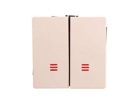 Simon 82 Klawisz podwójny łącznika świecznikowego beżowy 82025-31