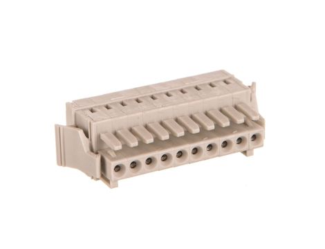 Gniazdo MCS-MINI Classic 10-biegunowe jasnoszare raster 3,5mm 734-110/037-000 /50szt./