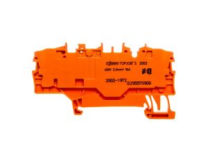 Złączka 2-przewodowa 2,5mm2 rozłączalna pomarańczowa TOPJOBS 2002-1972 /50szt./