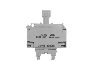 Wtyk bezpiecznikowy do bezpieczników 5x20mm szary 2006-911/1000-836 /25szt./