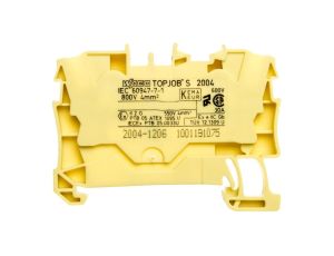 Złączka 2-przewodowa 4mm2 żółta TOPJOBS 2004-1206 /50szt./