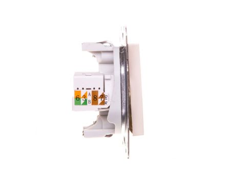 Karre Gniazdo Komputerowe 1xrj45 Kat. 5e, Kolor Krem / 90963732