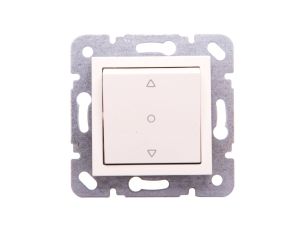 Karre Łącznik Żaluzjowy 1-Przyciskowy, Kolor Krem / 90967272