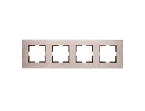 Artline Ramka 4-Krotna Aluminium, Kolor Brązowy / 92182304
