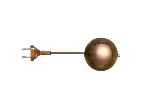 Przewód przyłączeniowy 250cm z wyłacznikiem nożnym złoty SP/WN2,5(2X0,75)ZLT PRW10000364