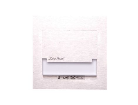 Oprawa przyschodowa LED kwadratowa SABIK MINI LED W 0.8W 12 DC 13lm kl.III IP20 barwa ciepła 3000K stal nierdzewna 23109