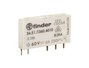 Przekaźnik 1P 6A 60V DC styk AgSnO2 34.51.7.060.4010
