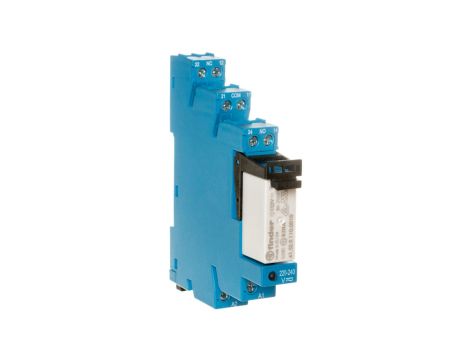 Przekaźnikowy moduł sprzęgający 2P 8A 220-240V AC/DC 14mm styki AgNi 38.52.0.240.0060