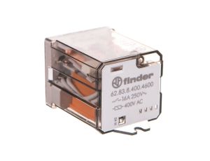 Przekaźnik mocy 3Z 16A 400V AC na panel lub Faston 250 wykonanie SELV 62.83.8.400.4600