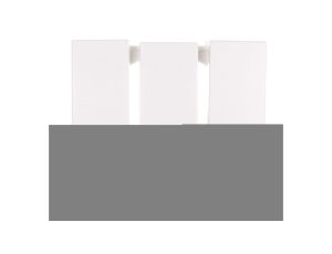 S.1/B.1/B.3/B.7 Glas Klawisz do łącznika 3-krotnego śnieżnobiały 16651909