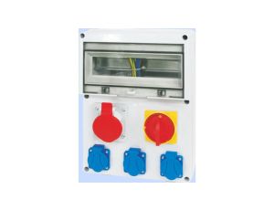 Rozdzielnica stacjonarna 12 modułów, łącznik 0-1 40A, 1x16A 3P+N+Z, 3x16A 2P+Z RSE-04 942092