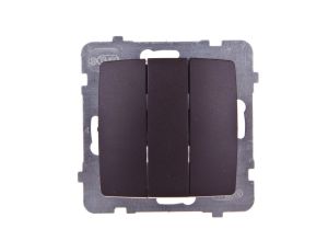 KARO Łącznik potrójny czekoladowy metalik ŁP-13S/m/40