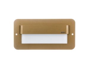 Oprawa przyschodowa SALSA MAX LED Light 10 V DC 1,6 W IP 66 3000 K mosiądz mat