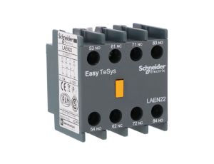 Styki pomocnicze Easy TeSys Control do styczników LC1E, 2NO + 2NC LAEN22