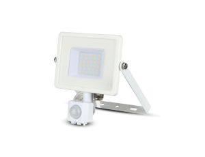 Projektor LED 30W 2400lm 3000K Dioda SAMSUNG z czujnikiem ruchu PIR Biały IP65 457