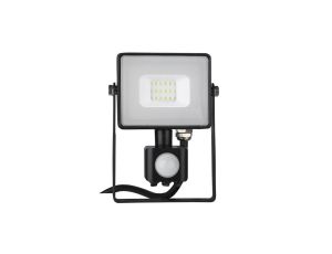Projektor LED 10W 800lm 4000K Dioda SAMSUNG z czujnikiem ruchu PIR Czarny IP65 437