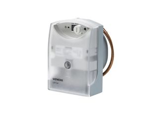 Automat przeciwzamrożeniowy, wyjście ciągłe 0..10 V i 2-stawne, kapilara 2 m, IP42 QAF64.2-J