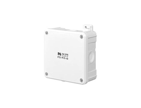 Puszka hermetyczna n/t 2K 98x98x46mm pusta IP55/IP65 biała 0290-00