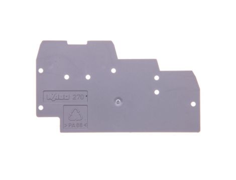 Ścianka końcowa do złączek 3-pietrowych szara 270-319