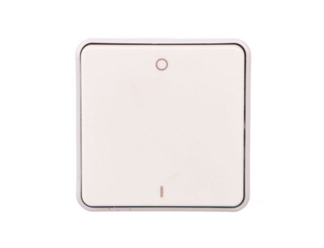 PLEXO55 Łącznik dwubiegunowy biały/ ecru 069627