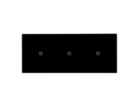 Panel dotykowy S54 Touch, 3 moduły, 1 pole dotykowe + 1 pole dotykowe + 1 pole dotykowe, zastygła lawa DSTR3111/73
