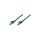 Patch Cord Cat6 UTP 0,5M Zielony 100 Miedź 342469