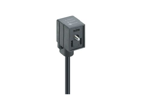 Kabel konfekcjonowany jednostronnie zakończony złącze zaworowe typ B 3-pinowe VB 1D-3-2-205/5 M
