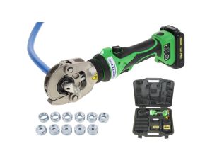 Praska akumulatorowa z matrycami 10-300 EK-300K SET 10-300 mm2 / Zaciskarka 10-16-25-35-50-70-95-120-150-185-240 mm2 / ZESTAW