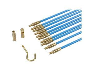 Wciągarka do kabli / Włókno szklane STALKA do wciągania przeciągania kabli i przewodów 10m - SET