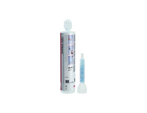SUPRA GEL 250ml Dwuskładnikowy żel w tubie z nasadką miksującą, 364036