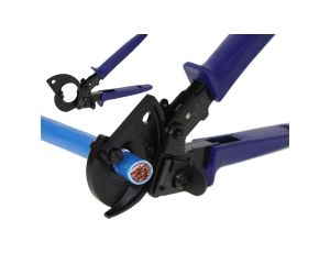 Nożyce zapadkowe do cięcia kabli i przewodów fi34mm E340G / Odcinak zapadkowy do kabli 300mm2