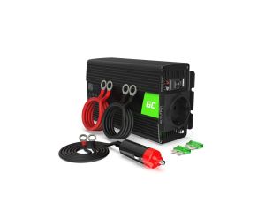 Przetwornica napięcia Inwerter Green Cell 24V na 230V 500W/1000W Modyfikowana sinusoida