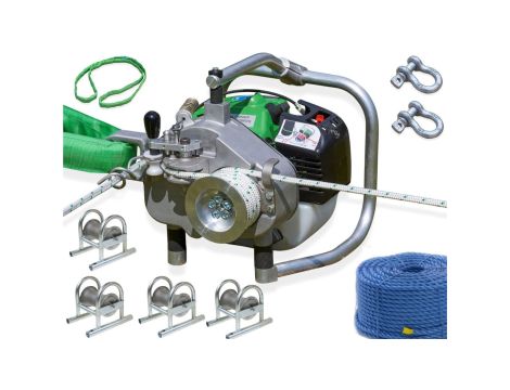 Wciągarka bębnowa do kabli i przewodów / Zestaw spalinowy do wciągania kabli / E1200RL