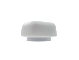 PLAFON G-1, E27, 60W, biała-stal malowana proszkowo, klosz matowy-szkło, mały kwadrat, IP20 G01 G-1