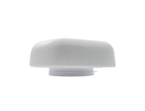 PLAFON G-2, E27, 60W, biała-stal malowana proszkowo, klosz matowy-szkło, duży kwadrat, IP20 G01 G-2