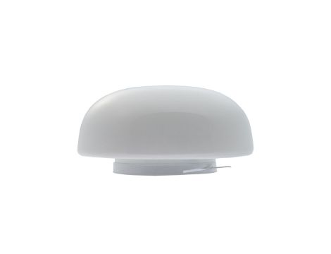 PLAFON G-4, E27, 60W, biała-stal malowana proszkowo, klosz matowy-szkło, duży okrąg IP20 G01 G-4
