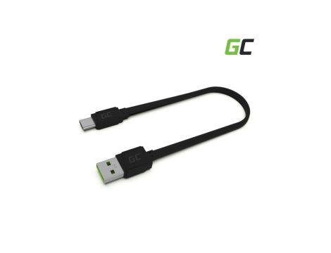 Kabel Green Cell GCmatte USB - USB-C 25cm, szybkie ładowanie Ultra Charge, QC 3.0