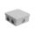 Puszka natynkowa, materiał-bakelit, kolor RAL7035, IP54, 500V, 7 wyjść, z zaciskami 4x6mm K85/K