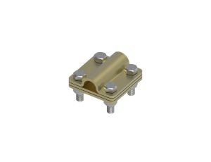 Złącze uniwersalne 3-elem. 60x60 bednarka-pręt16 mosiądz 214.3.1 MS 21401310