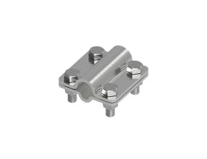 Złącze uniwersalne 2-elem. 60x60 drut8-pręt16 stal nierdzewna 214.6 NI 21400605