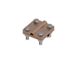 Złącze uniwersalne 3-elem. 60x60 drut8-drut8 miedź 214.4.1 CU 21401403